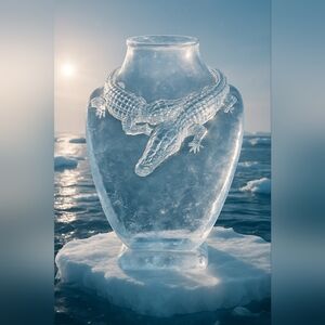 Exaggerated Crocodile choker